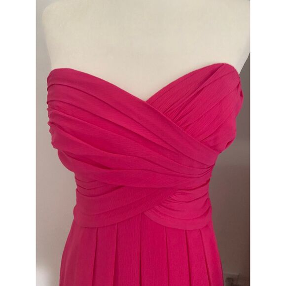 David's bridal pink dress size 2 - Picture 2 of 5